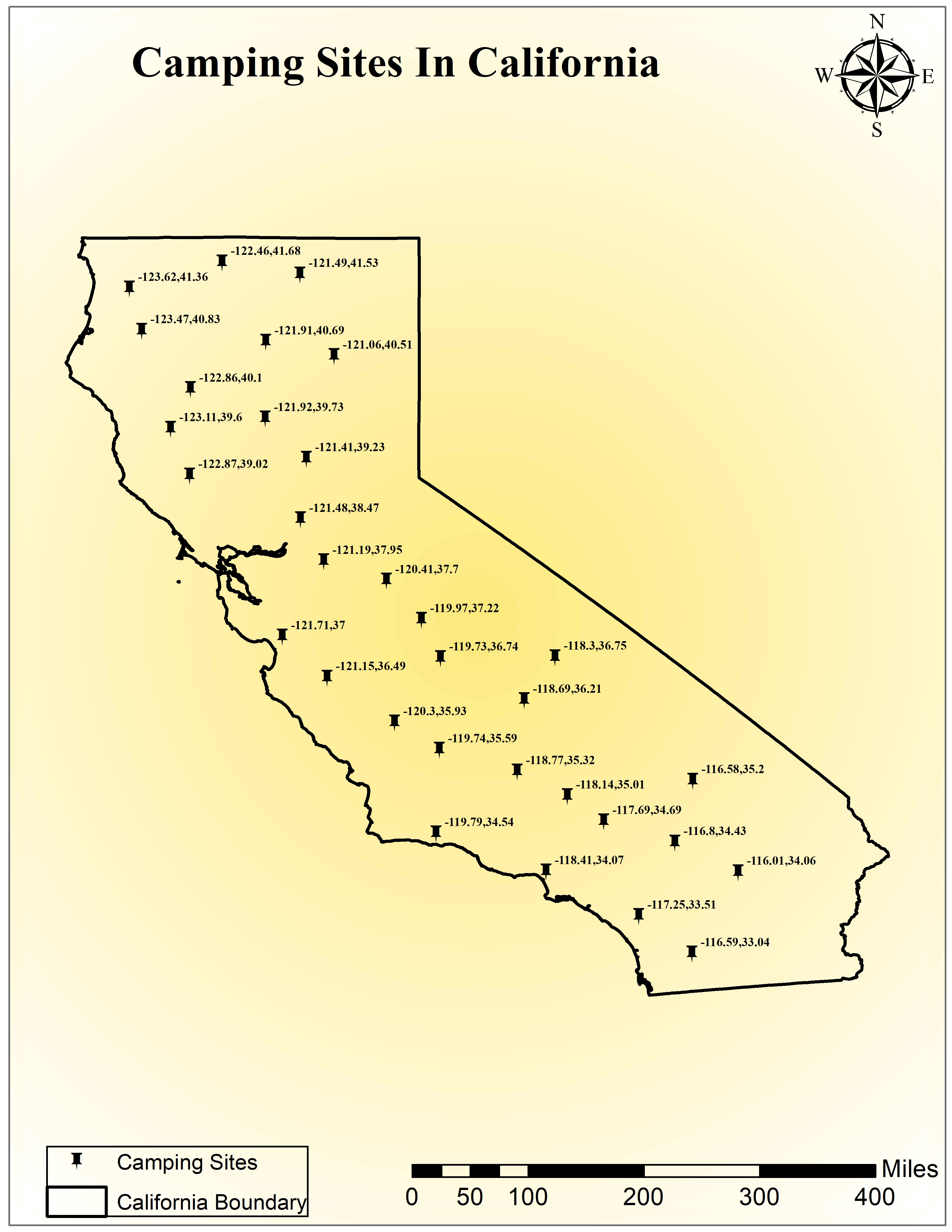 California Camping Sites Directory